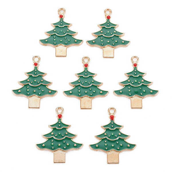 Alloy Enamel Pendants