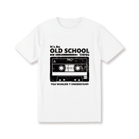 Men's Retro Graphic Cotton T-Shirt - \