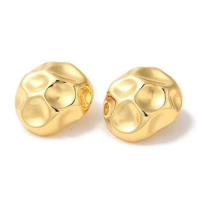 Rack Plating Brass Stud Earrings