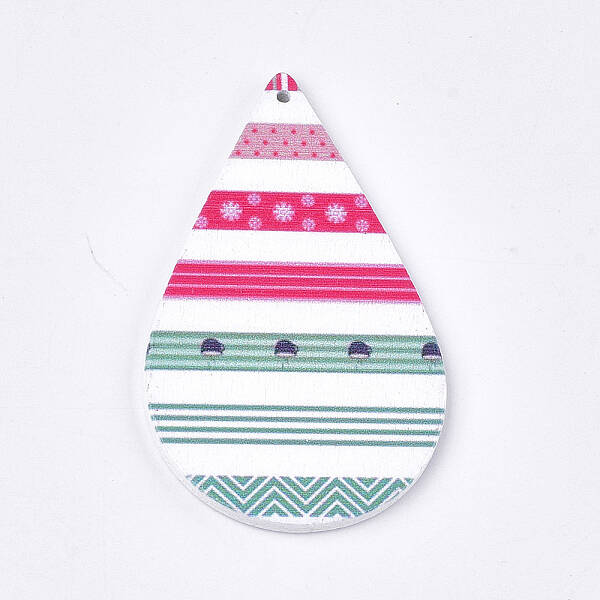 Printed Wooden Big Pendants