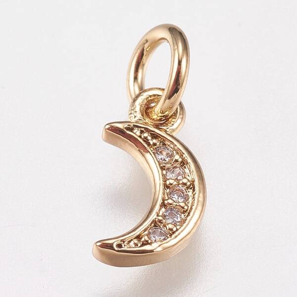 Brass Cubic Zirconia Charms