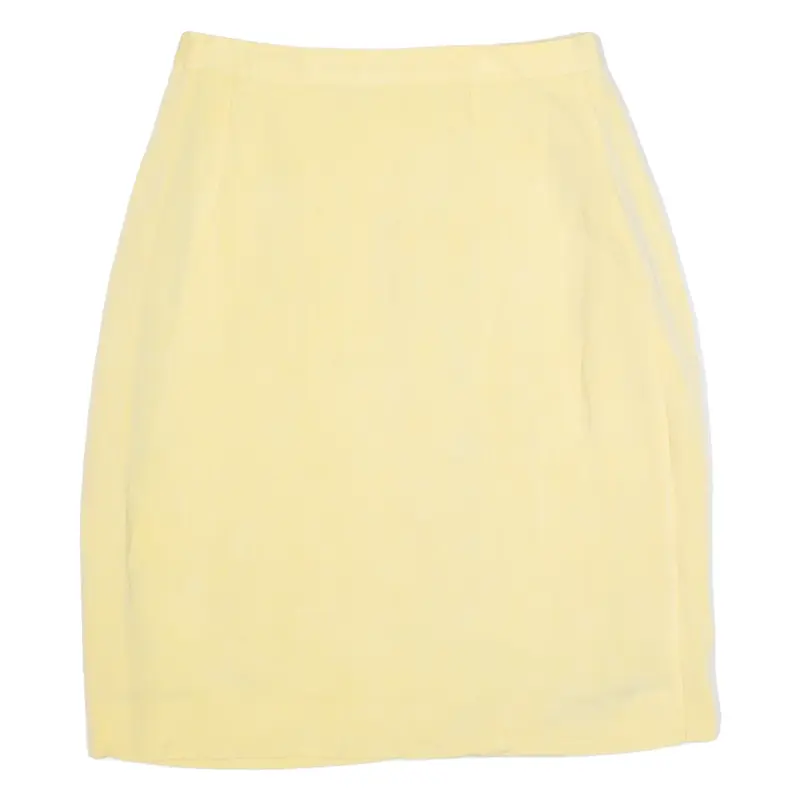 JIGSAW Womens Pencil Skirt Yellow Short XS