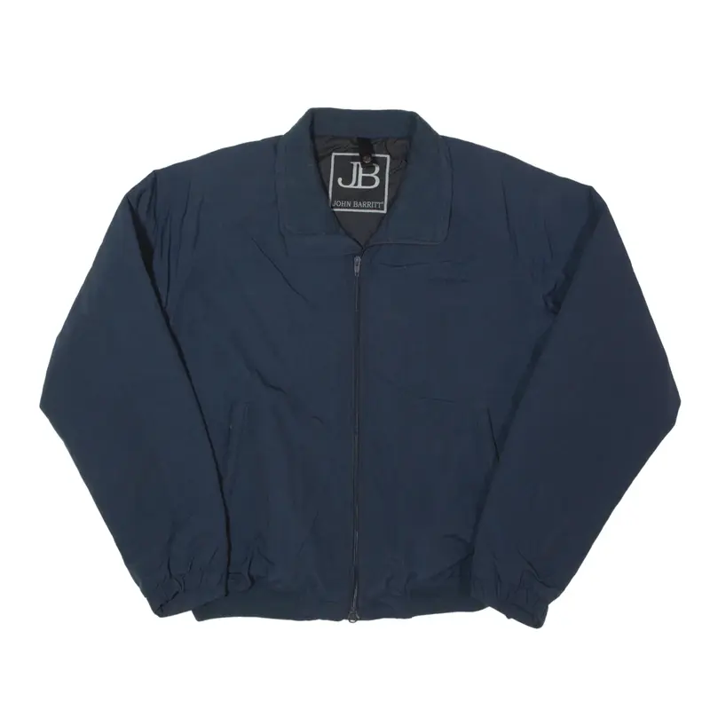 JOHN BARRITT Lined Jacket Blue 90s Mens XL