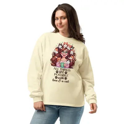 Cat Lady Chic - Playful Kittens Long Sleeve