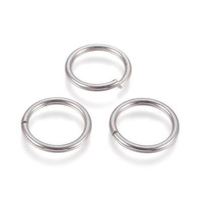Tarnish Resistant 304 Stainless Steel Open Jump Rings