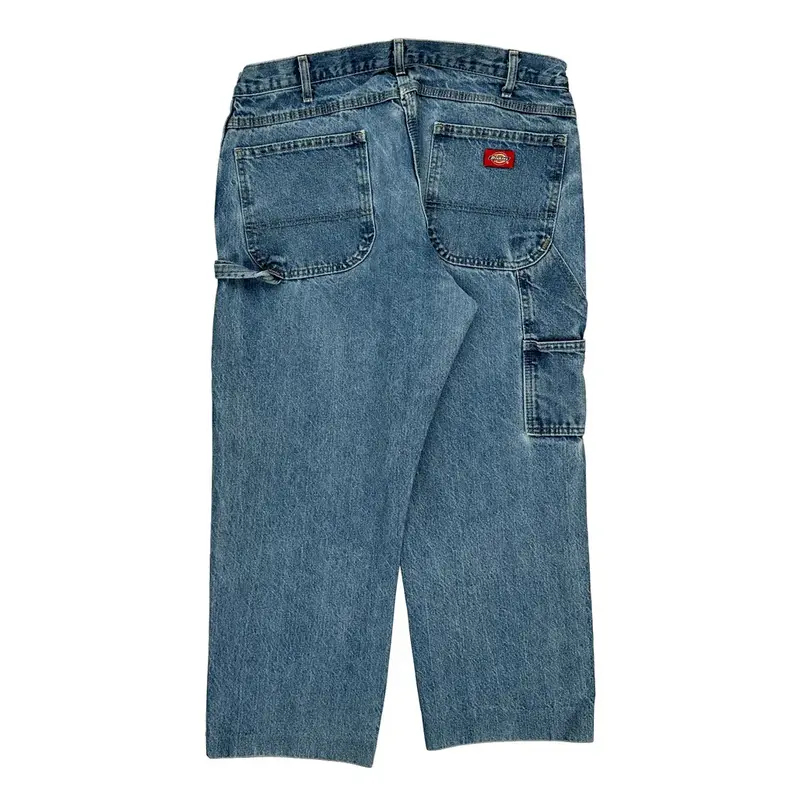 Dickies Carpenter Jeans - 35W 26L Blue Cotton