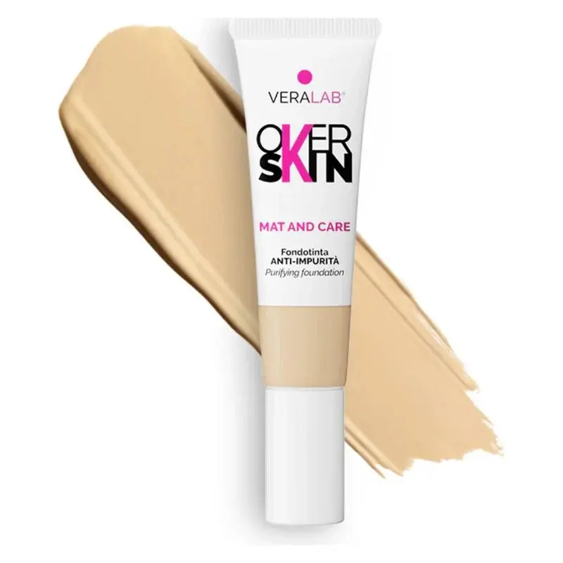 Overskin Mat And Care - Anti-Imperfection Foundation 4.5 - Brown Sugar 30 ml