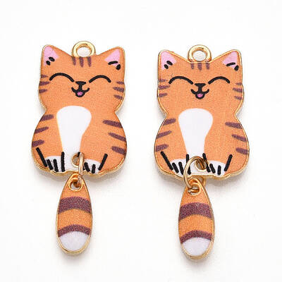 Alloy Enamel Pendants