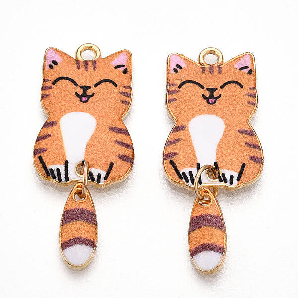 Alloy Enamel Pendants