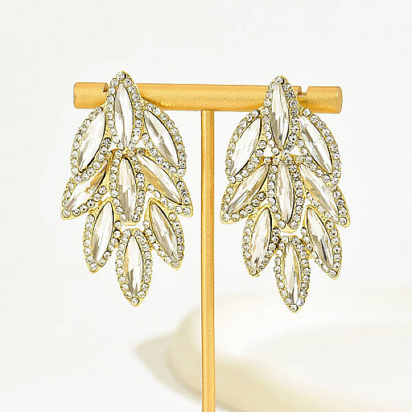 Real 18K Gold Plated Stainless Steel Stud Earrings