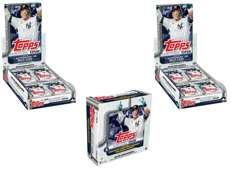 2x 2025 Topps Series 1 hobby boxes & 1x 2025 Topps Series 1 mega box - PYT break - 3 total boxes - 250218-4