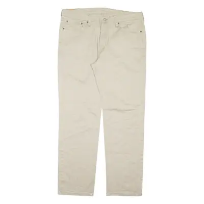 LEVI'S Mens Trousers Beige Regular Straight W38 L34