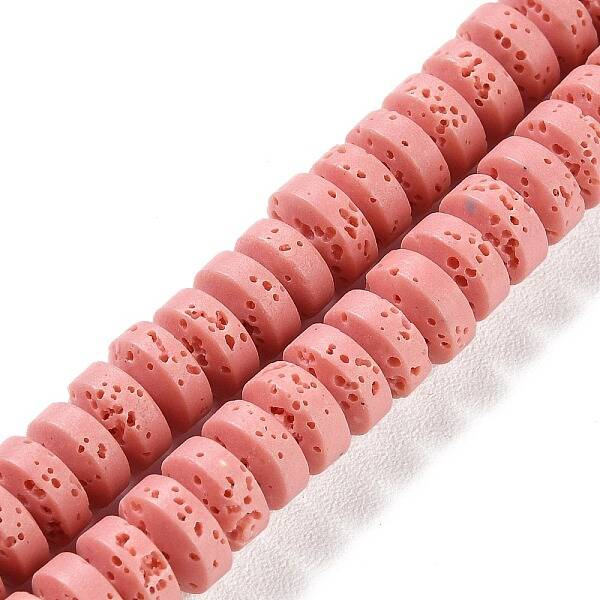 Synthetic Lava Rock Dyed Beads Strands