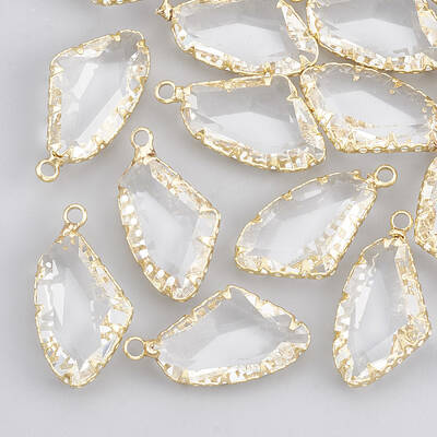 Brass Glass Pendants