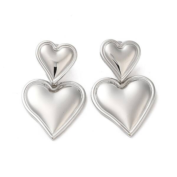 Non-Tarnish 304 Stainless Steel Dangle Stud Earrings