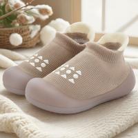 Baby Sock Shoes Infant Slippers Newborn Crib Shoes for 6-9-12 months Boys Girls Toddlers Indoor Outdoor Walking Shoes Lightwe...