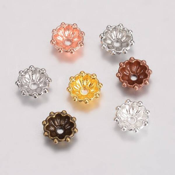 Alloy Fancy Bead Caps