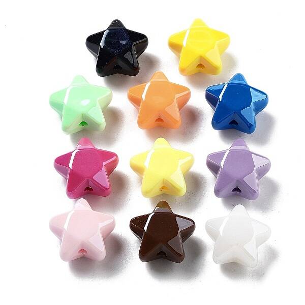 Opaque Acrylic Beads