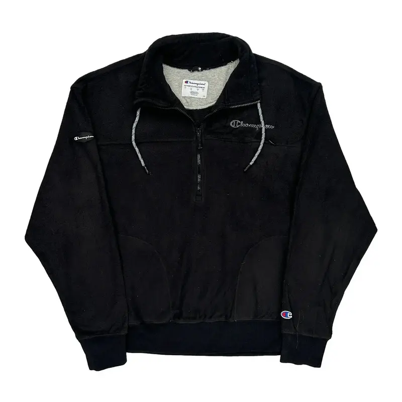Champion Fleece - Large Black Polyester | Size: large
