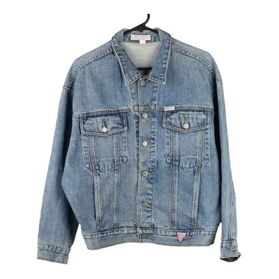 Guess Denim Jacket - Medium Blue Cotton