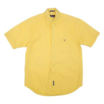 GANT Mens Plain Shirt Yellow M