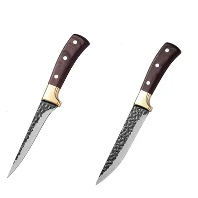 Stainless Steel Steak Knife, Handheld Meat Cleaver, Durable Kitchen Knife for Meat Fruit Vegetable, Kitchen Knives for Home D...