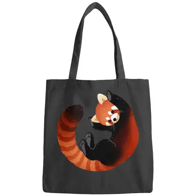 Red Panda Tote Bag Bags