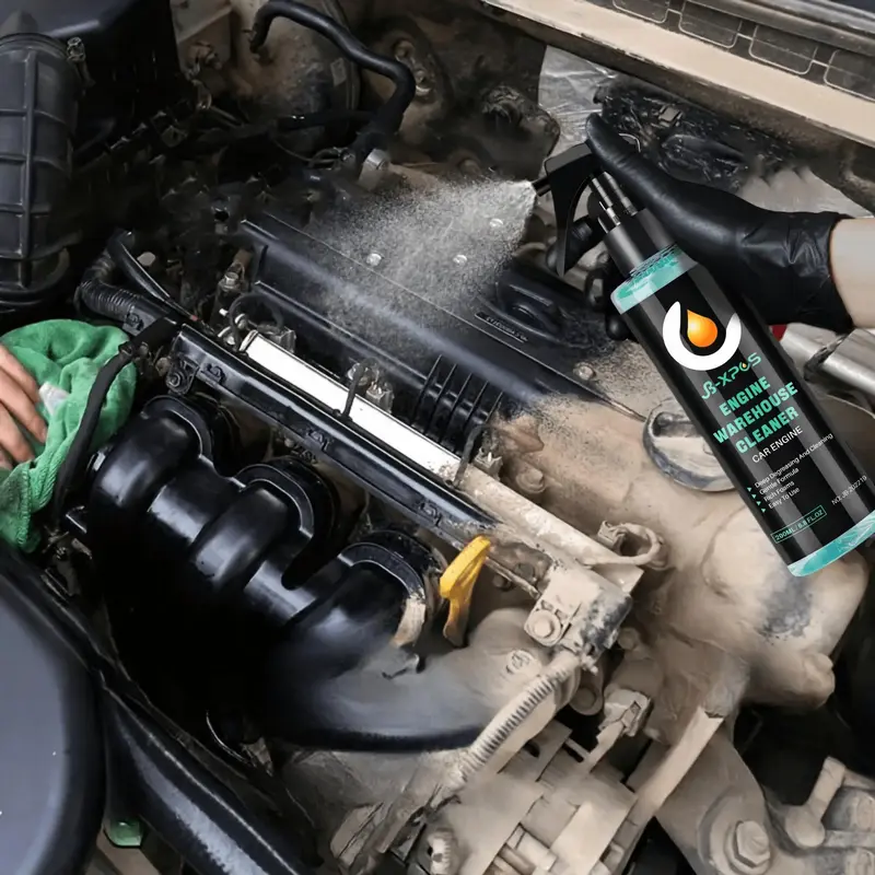 Engine Care Concentrated Liquid, 2 Counts Car Engine Cleaning Concentrate, Universal Car Engine Cleaning Liquid, Suitable for...