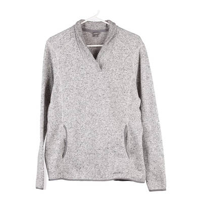 Eddie Bauer Fleece - XL Grey Polyester