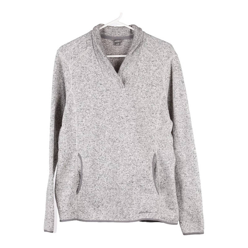 Eddie Bauer Fleece - XL Grey Polyester
