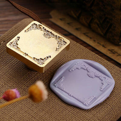 Golden Plated Wax Seal Brass Stamp Head