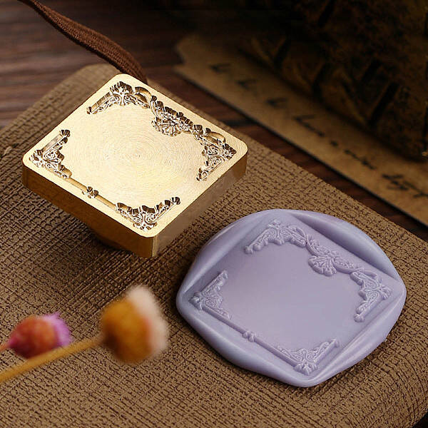 Golden Plated Wax Seal Brass Stamp Head