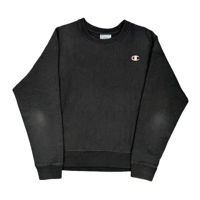 Reverse Weave Champion Sweatshirt - Large Grey Cotton Blend