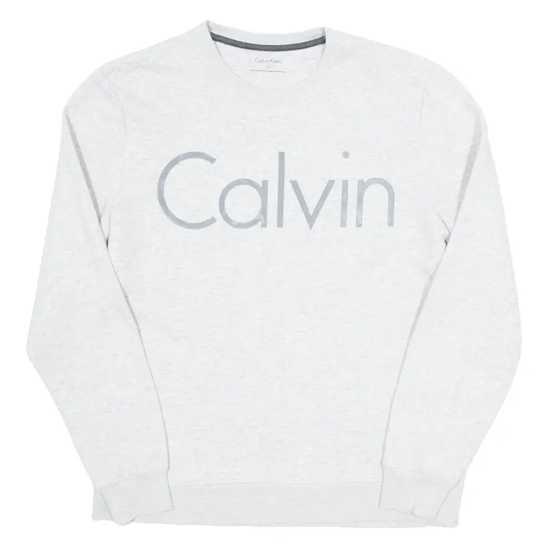 CALVIN KLEIN Womens Sweatshirt Grey L