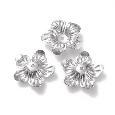Non-Tarnish 304 Stainless Steel Bead Caps