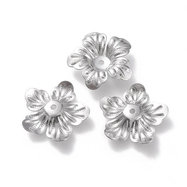 Non-Tarnish 304 Stainless Steel Bead Caps