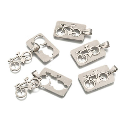 Non-Tarnish 201 Stainless Steel Split Pendants