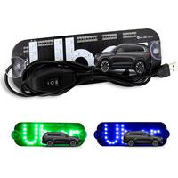 Car LED Light Sign, Universal USB Powered Taxi Light Sign with Suction Cup, Decoration Sign for Windshield, Decorative Access...