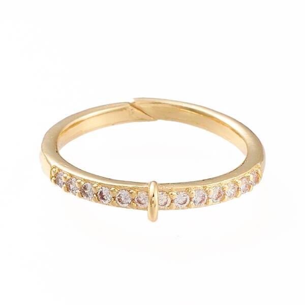 Brass Cuff Finger Ring Settings