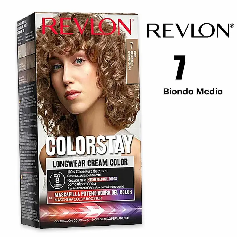 Revlon Color Stay Tinta permanente per capelli 7 biondo scuro 165 ml