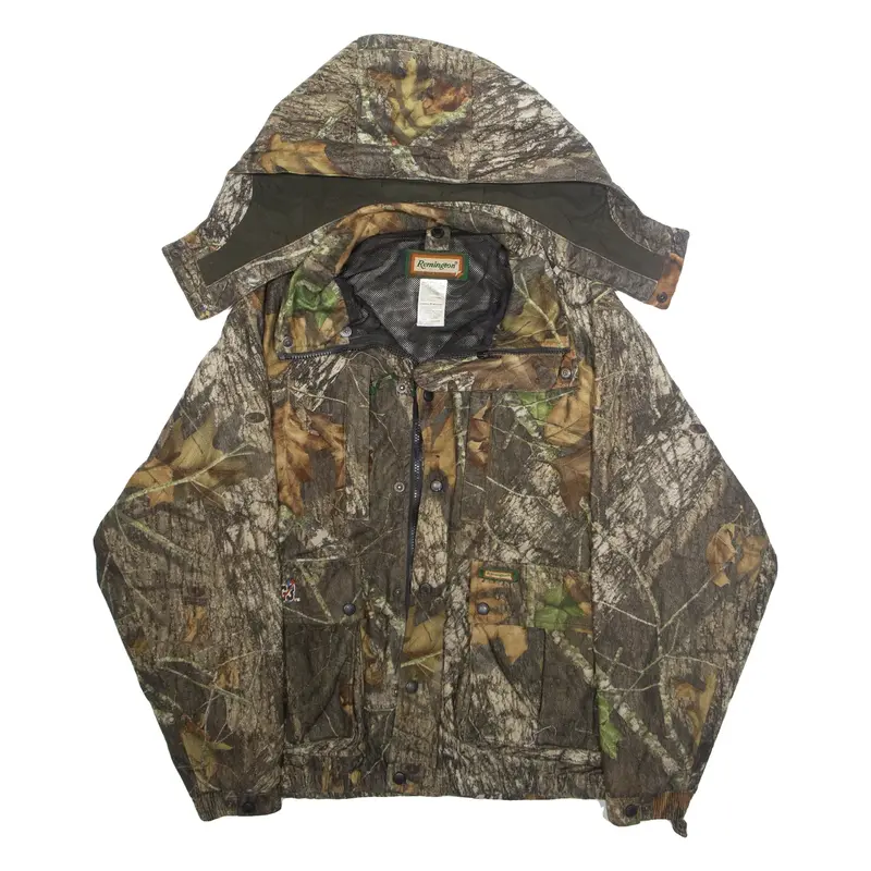 REMINGTON Realtree Mens Jacket Green Hooded M
