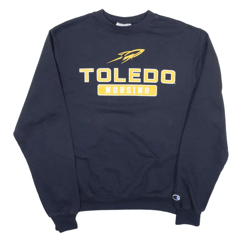 CHAMPION Toledo Nursing USA Sweatshirt Blue Mens S