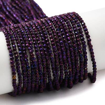 Electroplate Glass Beads Strands