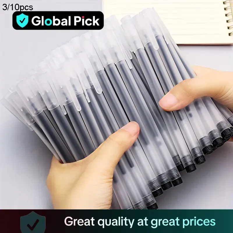 Translucent Frosted 0.5mm Gel Pen, 3/10pcs Writing Pen, Students Writing Stationery for Home School and Office