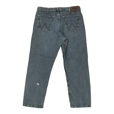 Wrangler Jeans - 34W UK 16 Blue Cotton