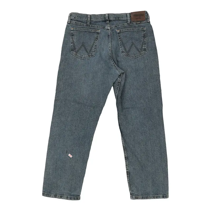 Wrangler Jeans - 34W UK 16 Blue Cotton