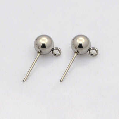 Non-Tarnish 304 Stainless Steel Stud Earring Findings