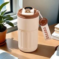 Visible Temperature Intelligent Insulated Cup - 316 Stainless Steel Coffee Cup, Portable Water Bottle, 410ml, 13.86 fl oz, Id...