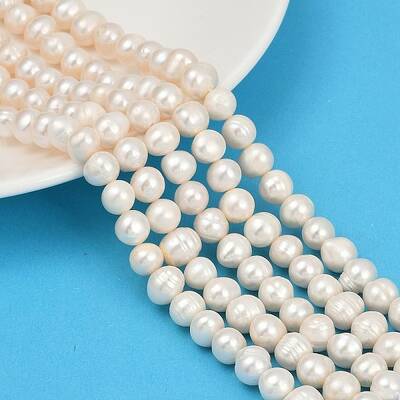 Natural Cultured Freshwater Pearl Beads Strands