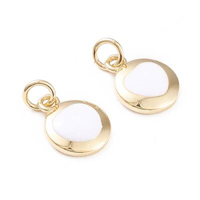 Brass Enamel Charms